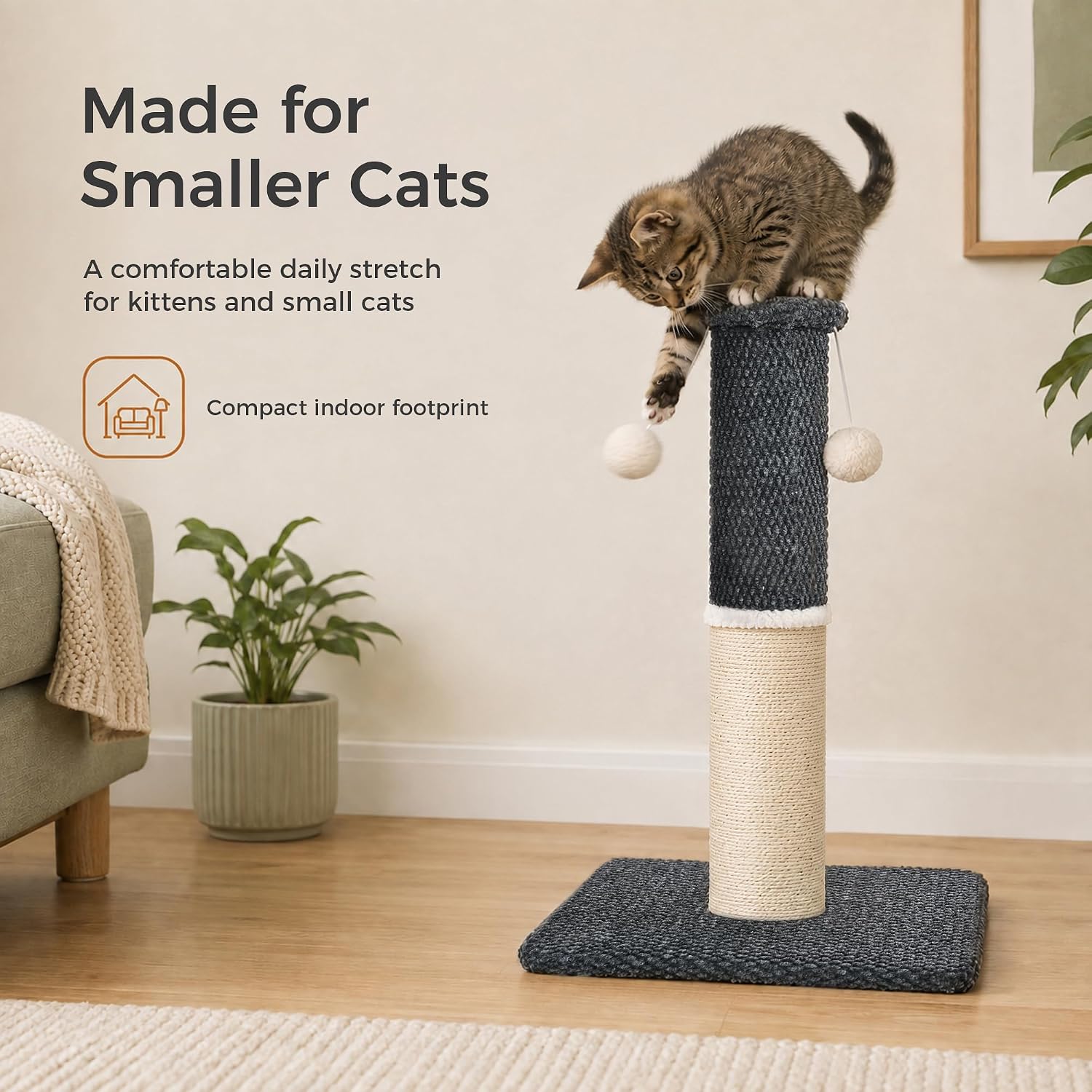 Detalle 2 de Made4Pets Cat Scratching Post 23.6-inch