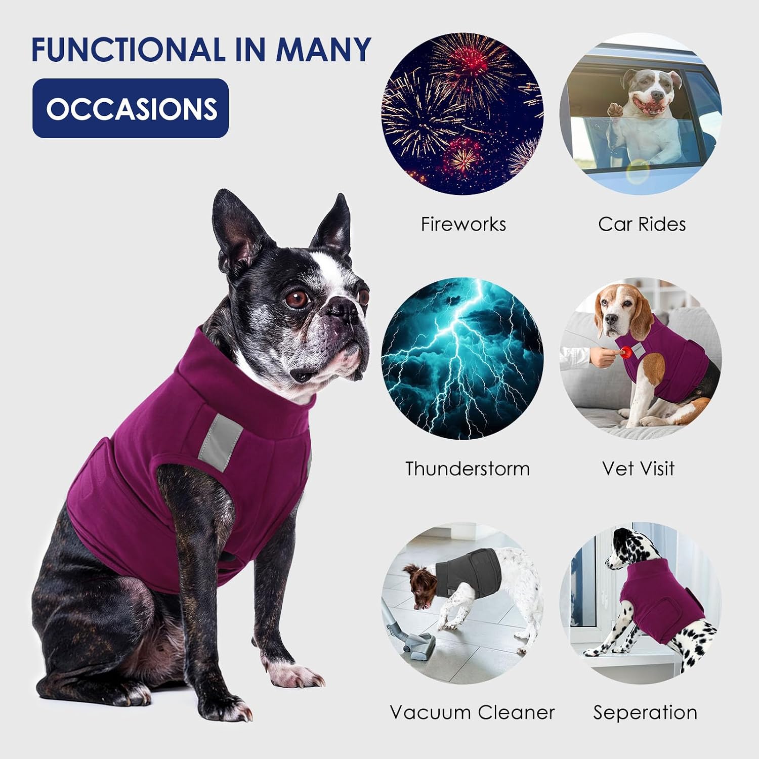 Thumbnail 6 de KOESON Dog Anxiety Vest, Small