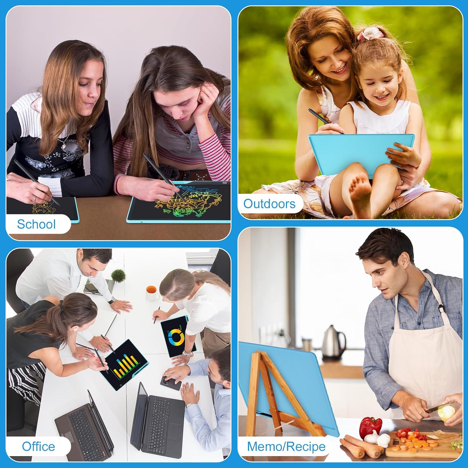 Thumbnail 5 de LCD-Schreibtablett für Kinder 21 Zoll – wiederaufladbare Maltafel, Lernspielzeug