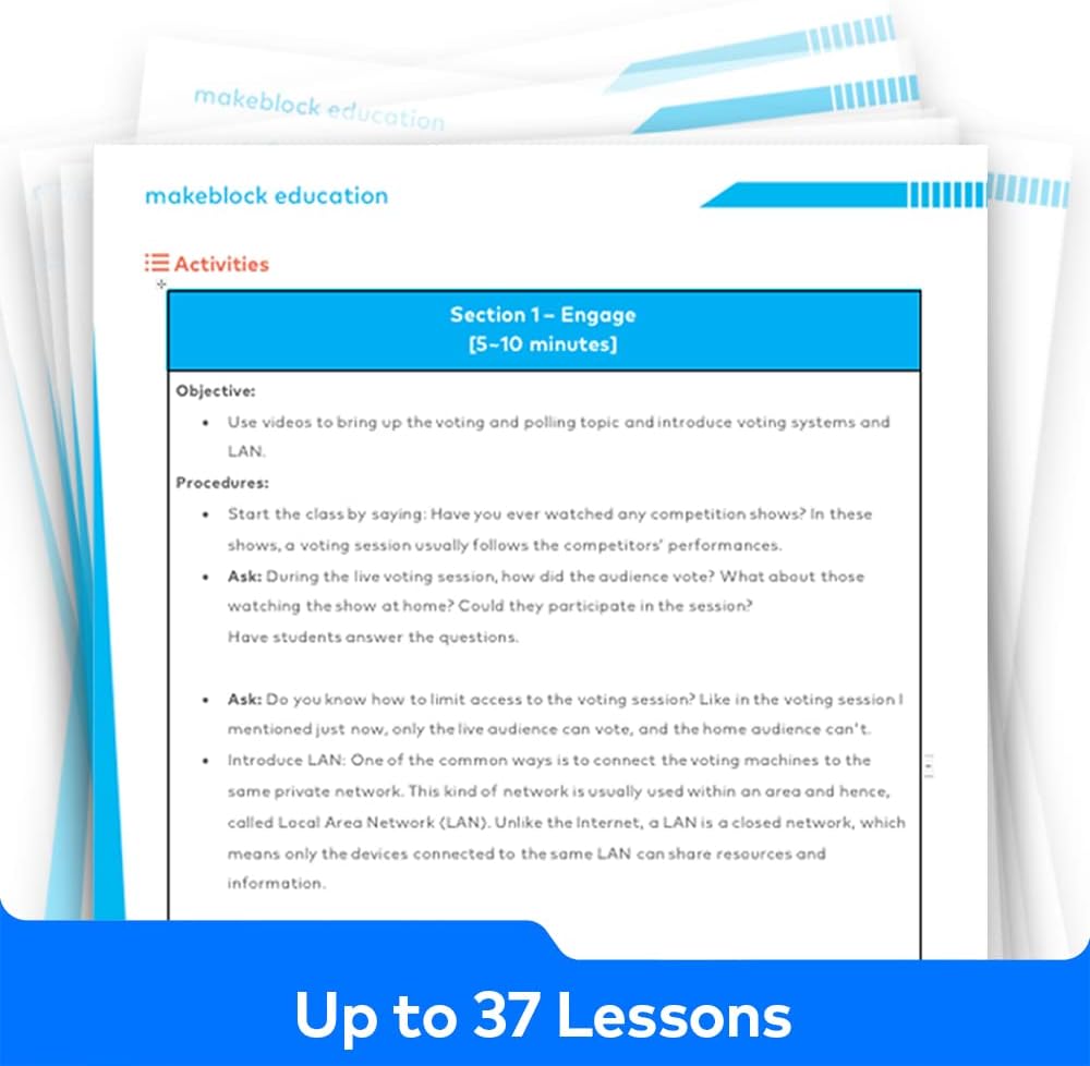 Thumbnail 5 de Makeblock CyberPi Kit STEM d’apprentissage Python et Scratch avec WiFi et Bluetooth intégré