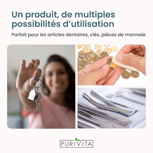 Detalle de PURIVITA Nettoyant Ultrasons Concentré pour Lunettes & Bijoux, 1L – Nettoyage en profondeur en douceur