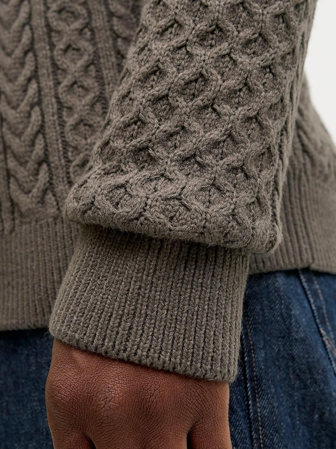Thumbnail 5 de JACK & JONES Herren Sweatshirt mit halbem Reißverschluss