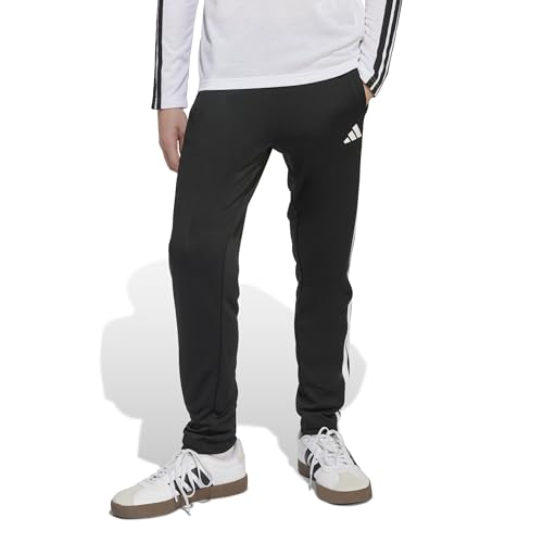 Detalle de adidas 3‑Stripes Pant niño 7–8 años, negro