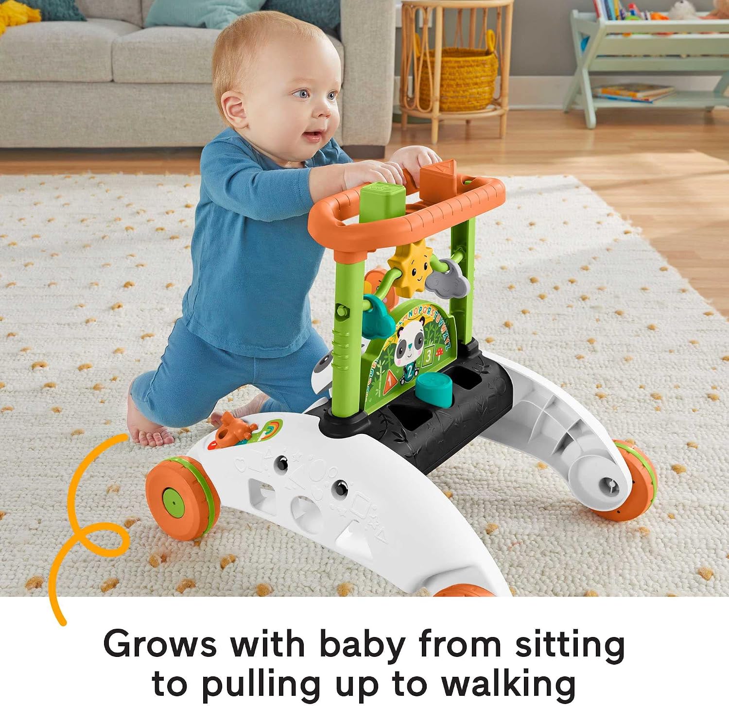 Detalle de Fisher-Price Panda Walker for learning, 6 months