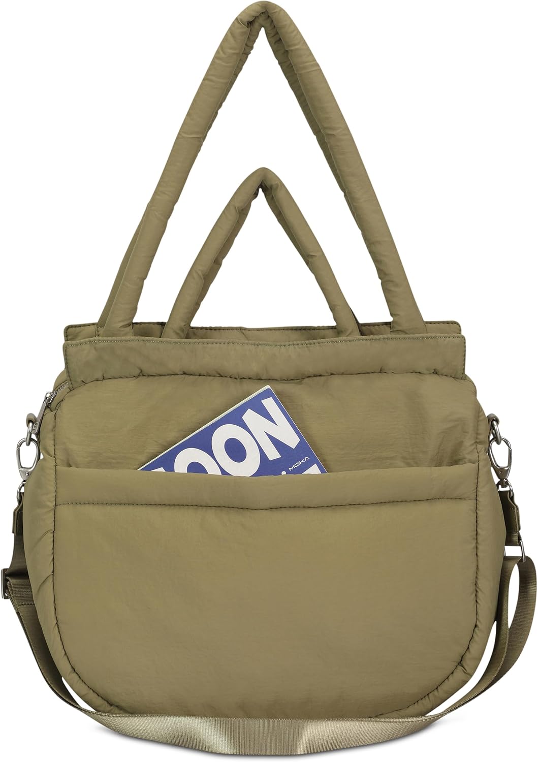 Thumbnail 4 de Expatrié Shopper Tasche Damen „Poppy“ – Puffer Bag aus Nylon mit Reißverschluss und Crossbody-Gurt