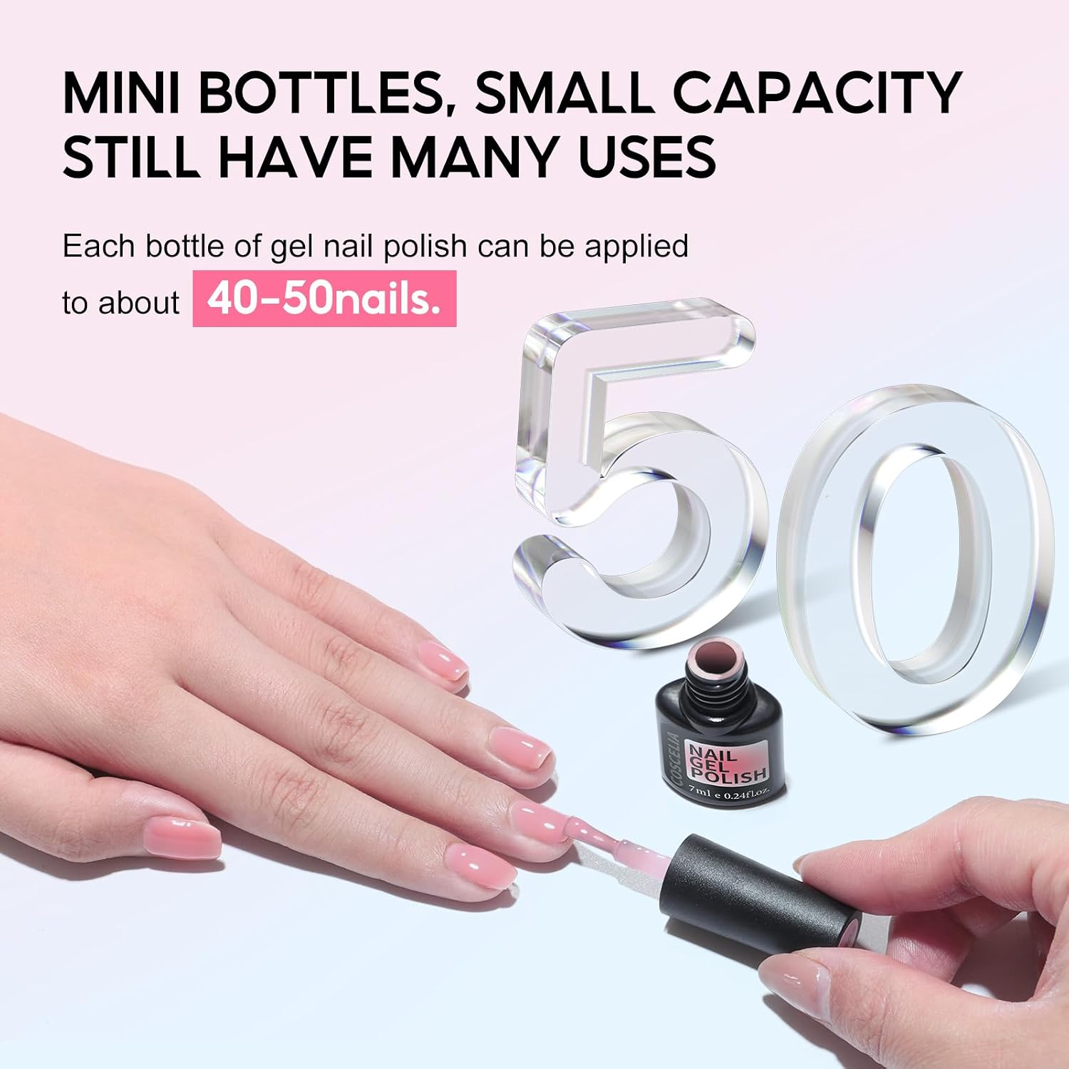 Thumbnail 5 de COSCELIA Fall Jelly Gel Nail Polish Set, 25 Translucent Colors for DIY Nail Art