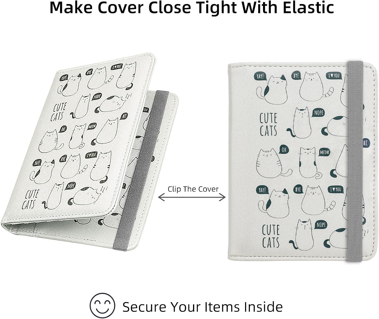 Thumbnail 3 de WALNEW Passport Holder PU Leather 4.2x5.6" 📘