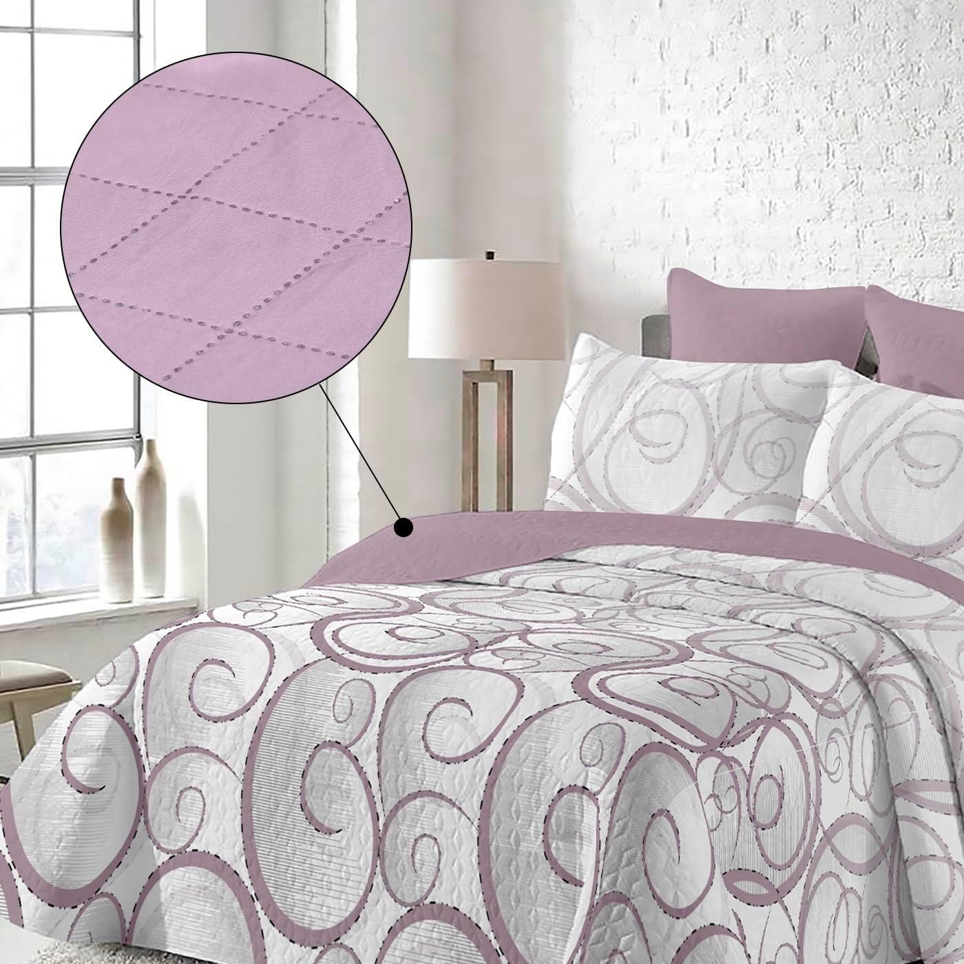 Thumbnail 2 de MERCURY TEXTIL - Colcha Bouti Estampada Verano 🌊 Suave y Ligera