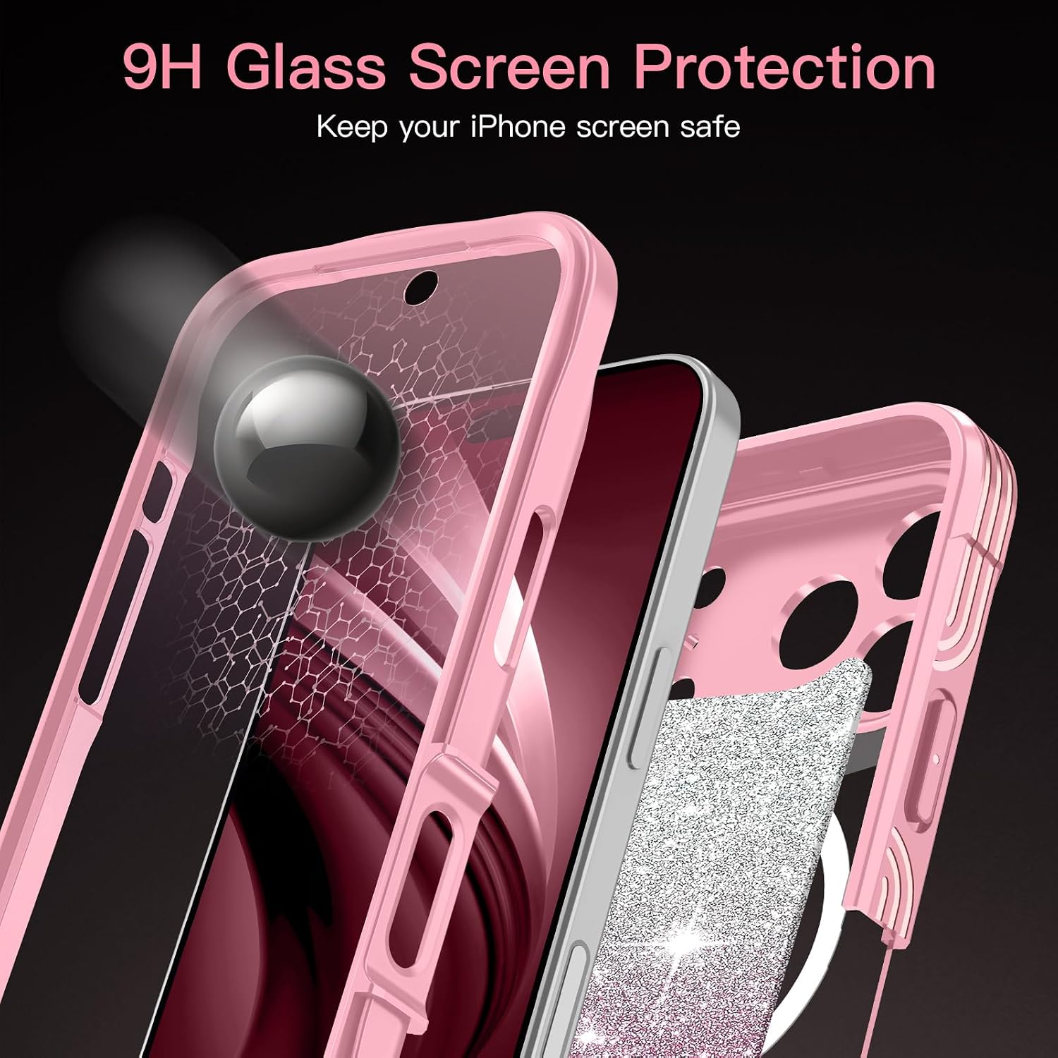 Thumbnail 6 de Hekodonk HC0975-01 iPhone 17 Pro Max Case with MagSafe and Built-In Protection