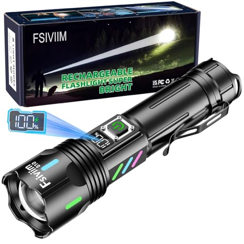Detalle de Fsiviim 1000000 Lumen Rechargeable Torch: A pragmatic look at this super bright, versatile light