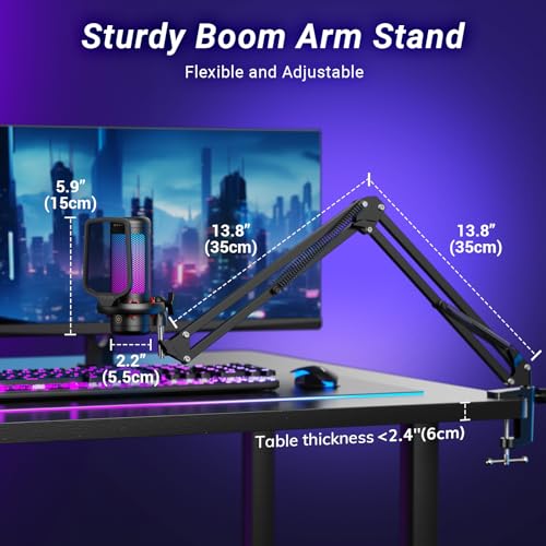 Thumbnail 5 de TONOR TC310+ Gaming Microphone Set with RGB Lighting for PC Gamers