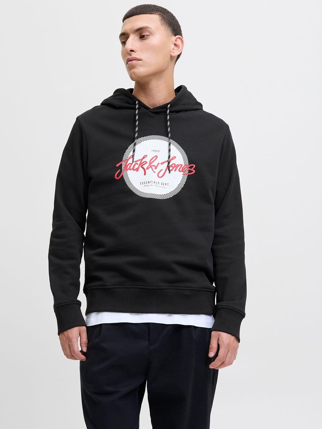 Detalle de JACK & JONES Sweat Hood JJurban - Felpa con Cappuccio da Uomo