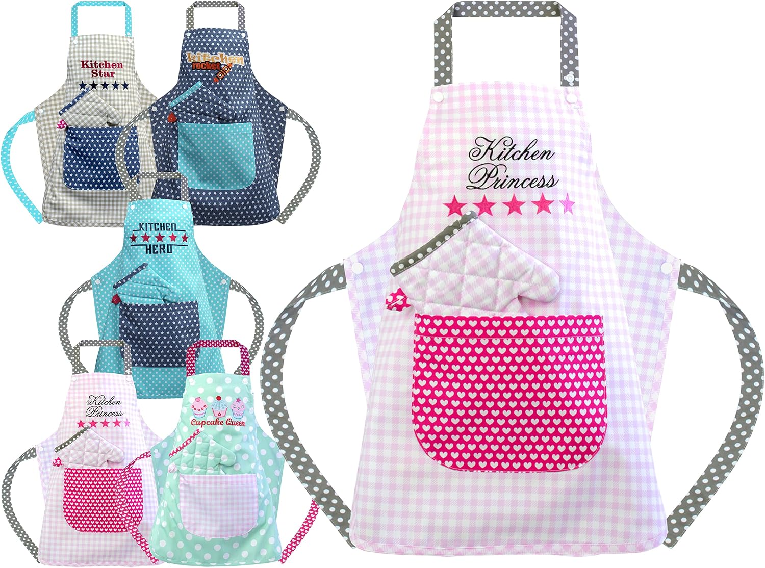 Detalle de Emily's Check 468.550 toque de chef enfant