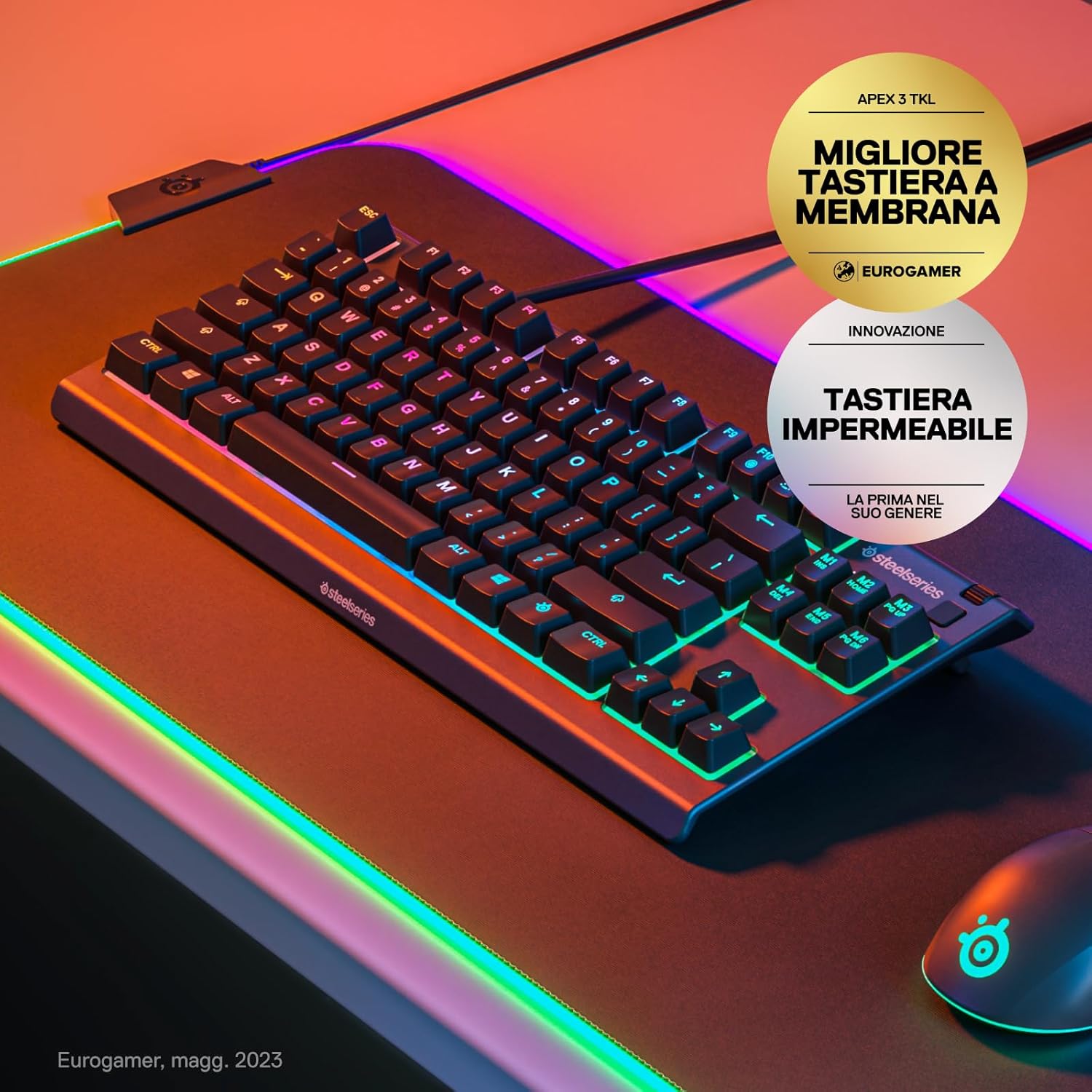 Thumbnail 1 de SteelSeries Apex 3 TKL tastiera gaming RGB