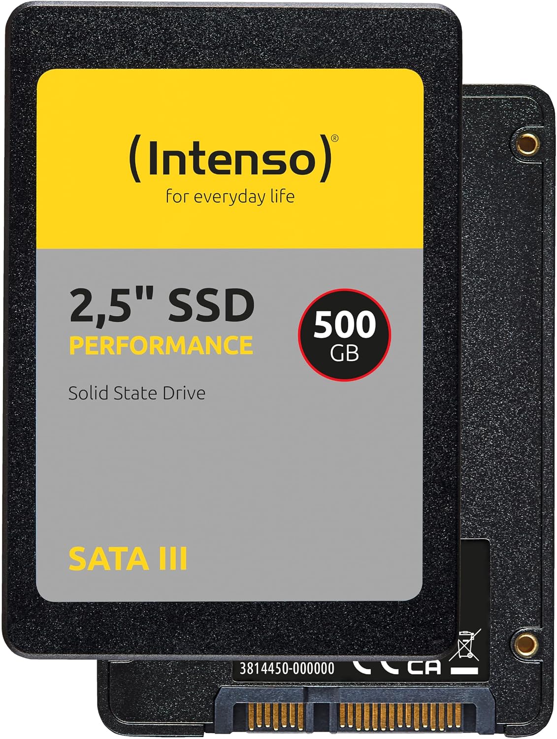 Detalle de Intenso Performance 500 GB – wewnętrzny SSD SATA III 2,5 cala, do 550 MB/s
