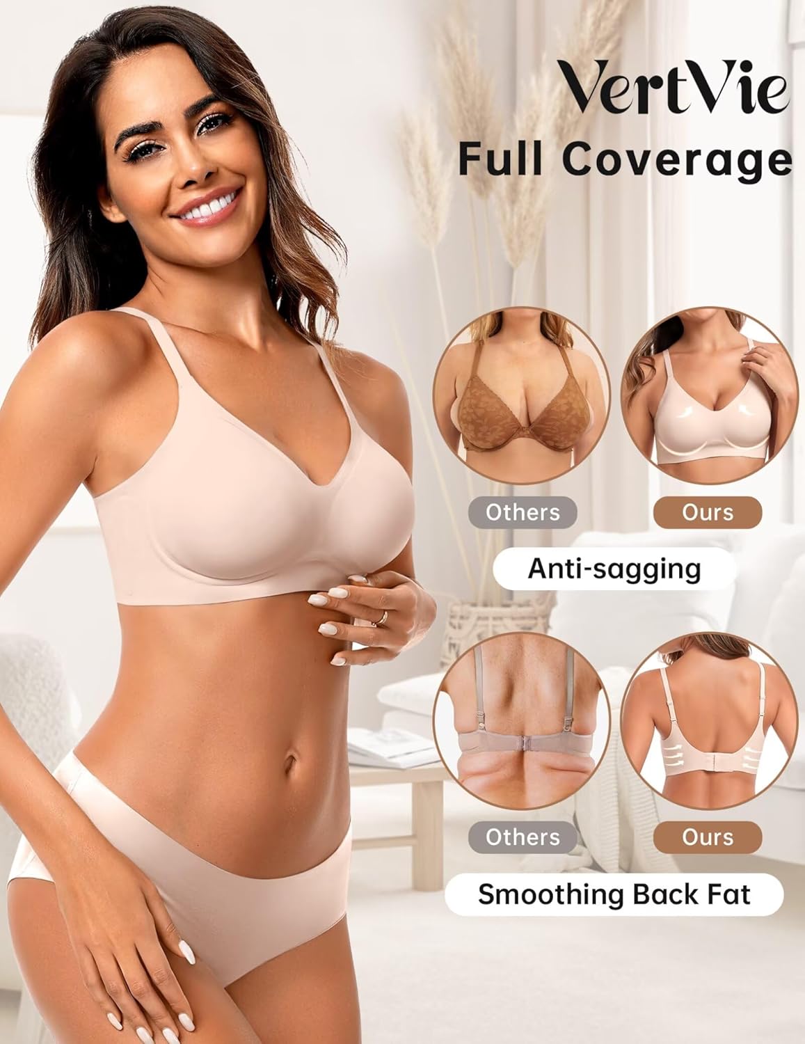 Detalle de Vertvie Seamless Jelly Wireless Bralette