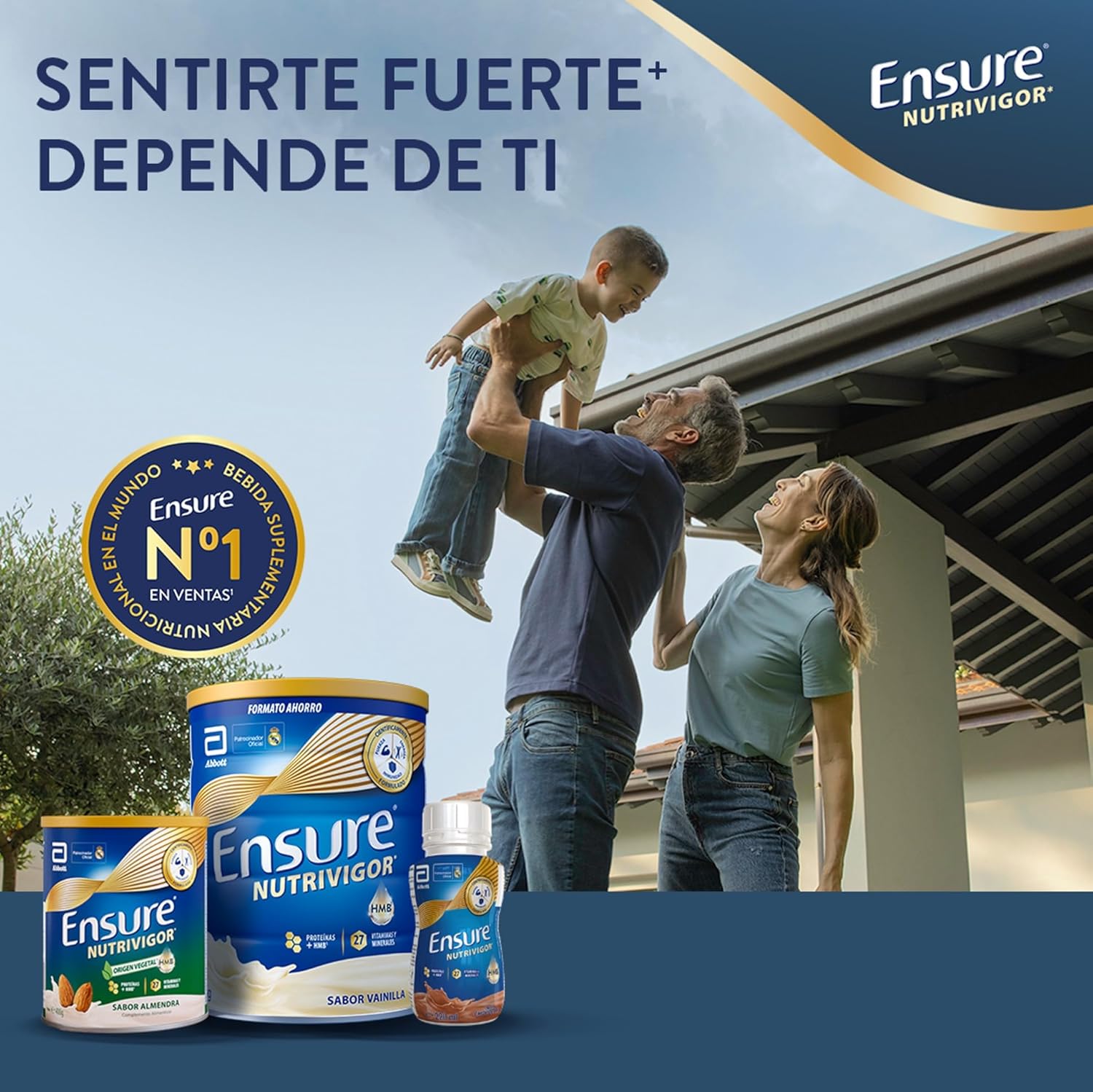 Thumbnail 6 de Ensure Nutrivigor - Sabor Vainilla 🍶, HMB y Proteínas, 850 g