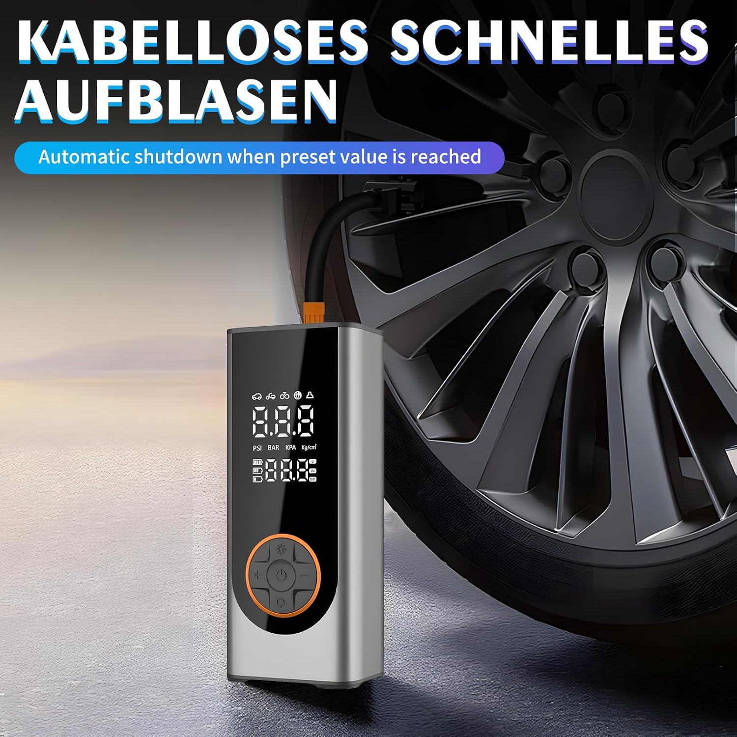 Detalle de Semflagree portable tyre inflator 30L/min