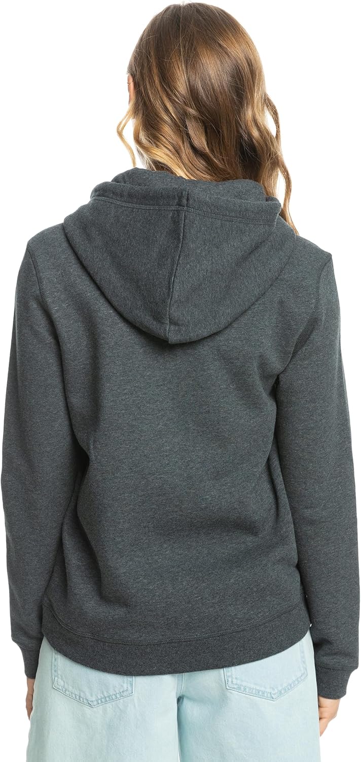Detalle de Roxy Itia Zip Signature Maglione Donna – Felpa cappuccio con tasca a marsupio