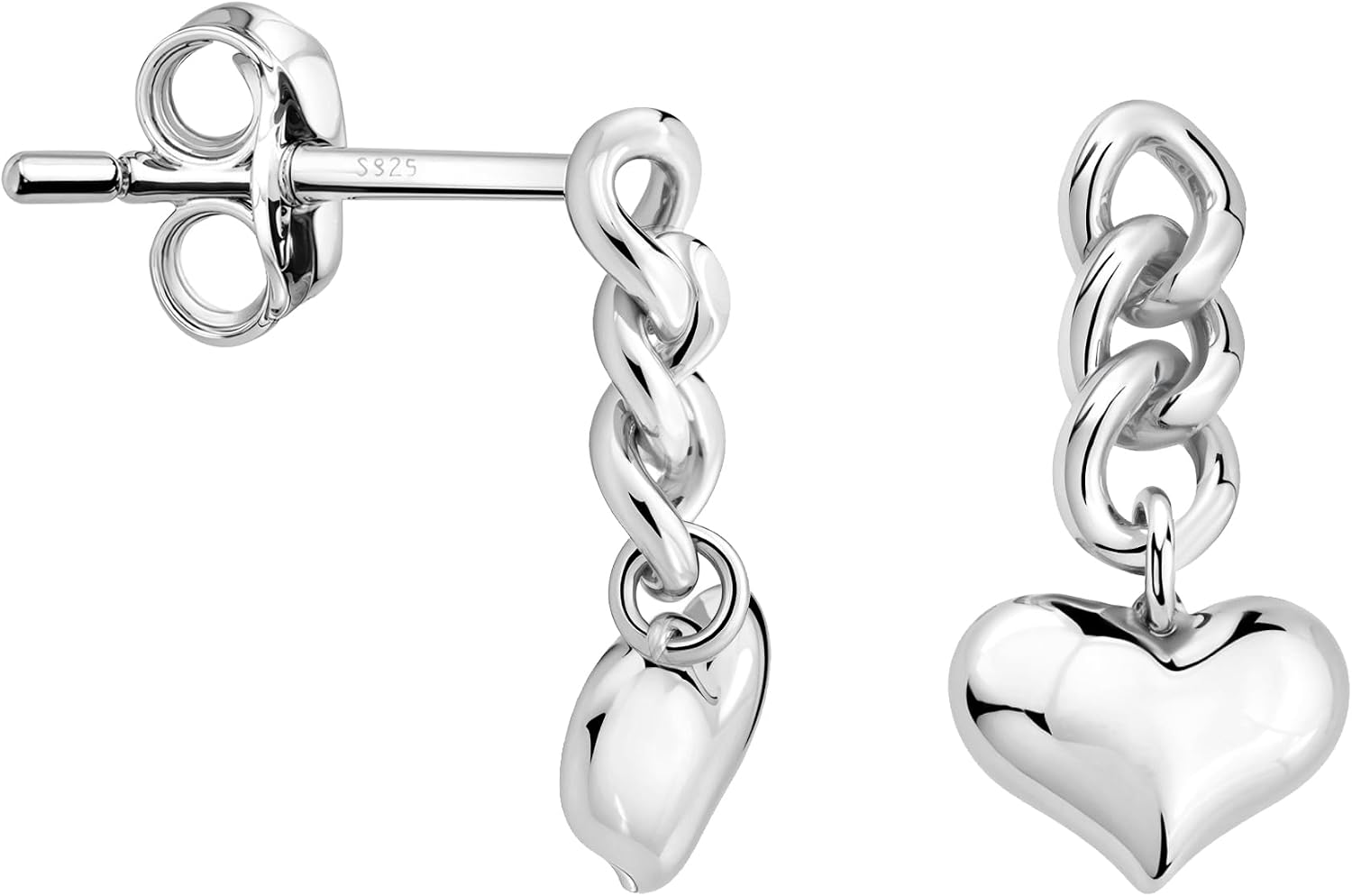 Thumbnail 6 de SOFIA MILANI Damen Ohrringe 925 Silber Herz