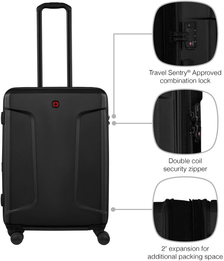 Thumbnail 3 de WENGER Legacy Valigia Rigida a 4 Ruote, Trolley e Serratura TSA (Legacy Medium) – 46 x 66 x 26 cm