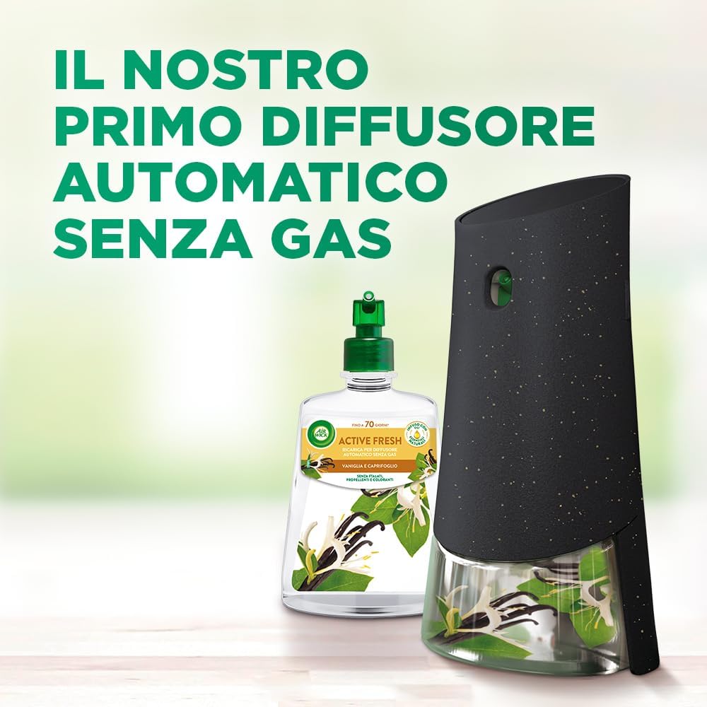 Thumbnail 2 de Airwick Active Fresh Deodorante per ambienti con diffusore automatico senza gas e ricarica Vaniglia e Caprifoglio 228 ml