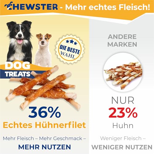 Thumbnail 1 de CHEWSTER Kaustangen für Hunde mit Huhn – 800 g