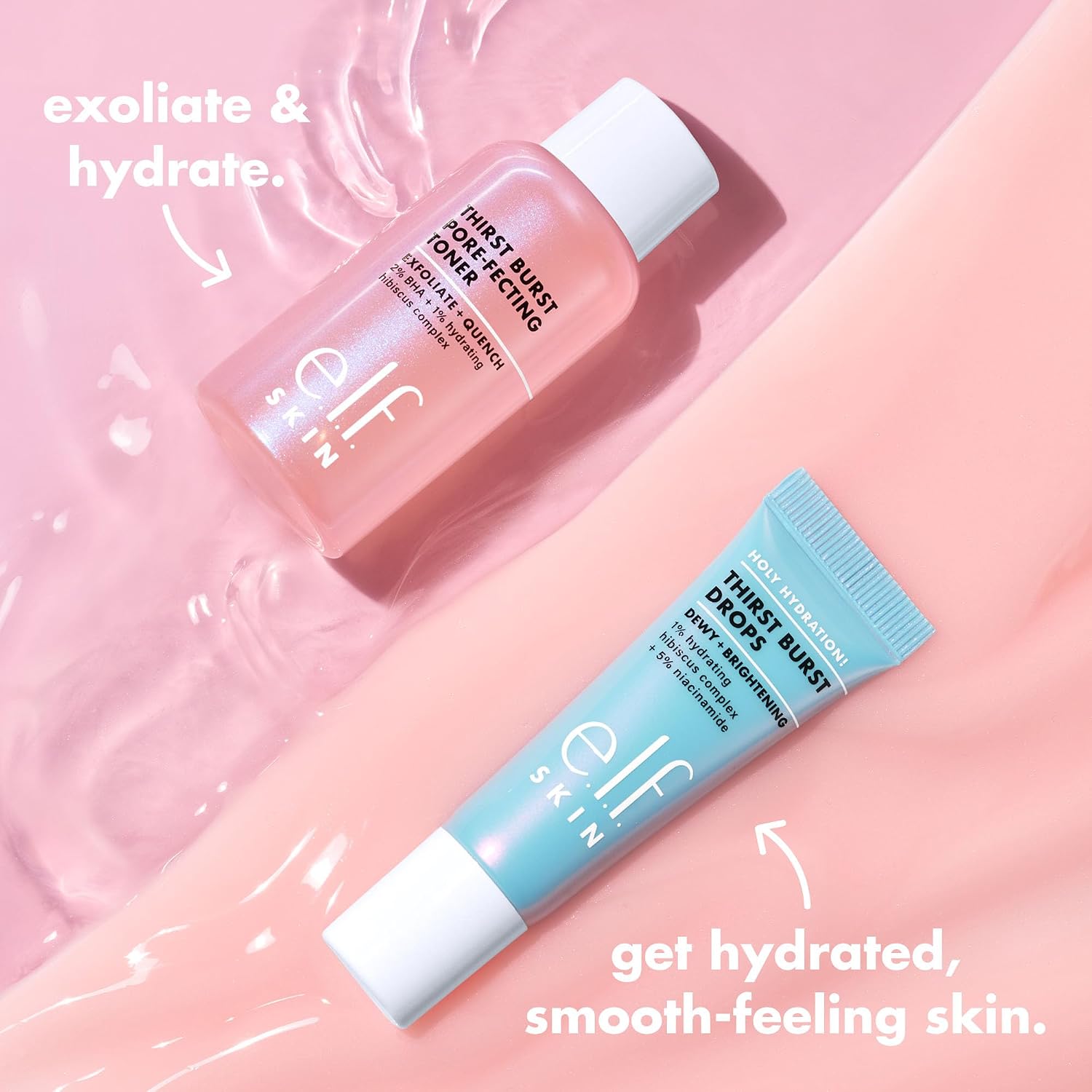 Detalle 2 de e.l.f. SKIN Thirst Burst Dew-O Set für Reise