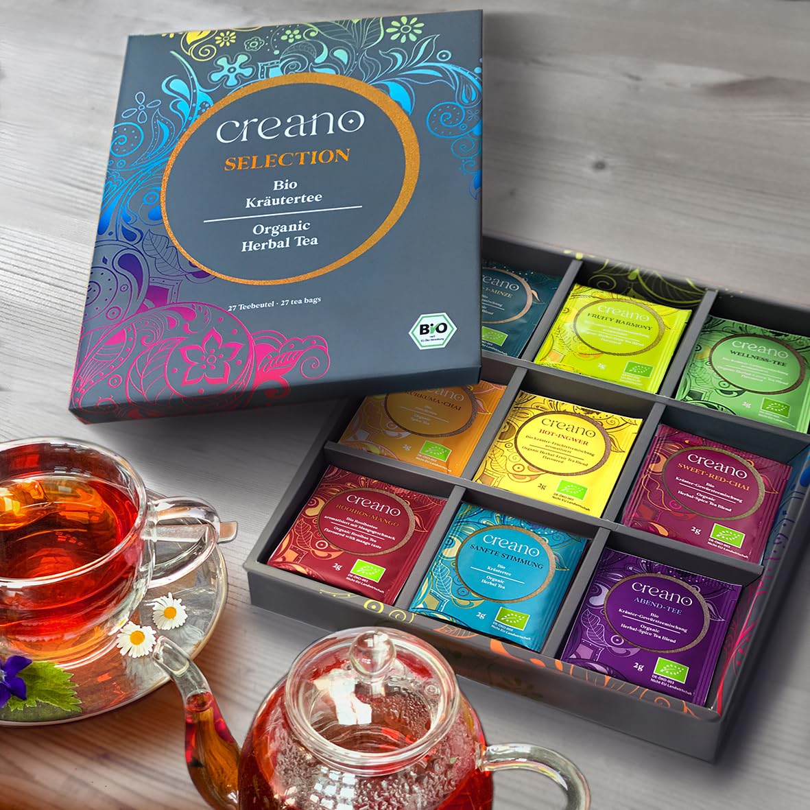 Thumbnail 5 de Creano Bio Kräutertee Geschenkset 27 Beutel 🍵