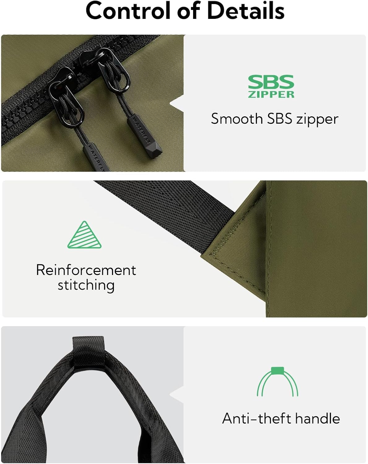 Thumbnail 5 de Waterfly Roll Top Backpack Rucksack
