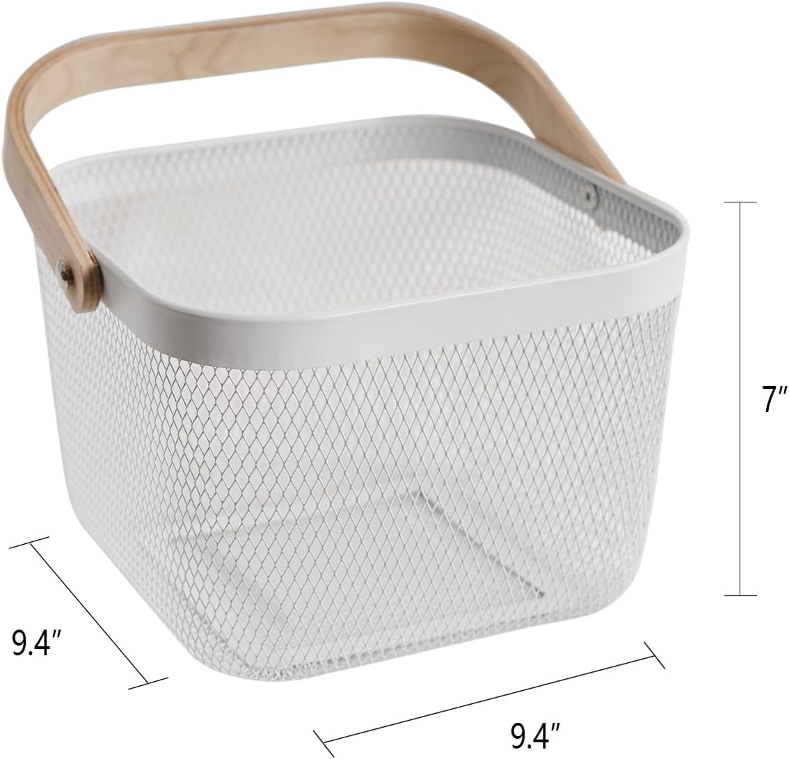Thumbnail 5 de SANHSEHOME Metal Mesh Harvest Basket, Alloy Steel