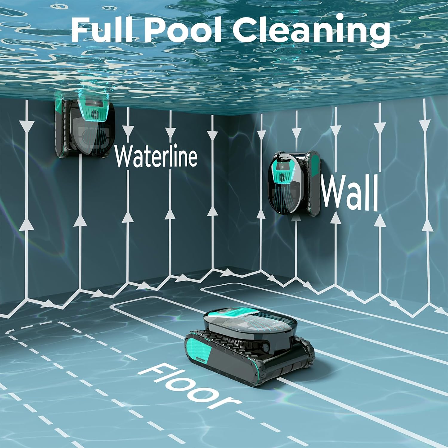 Thumbnail 1 de Pleco Pro Cordless Robotic Pool Cleaner, 240-Minute Runtime