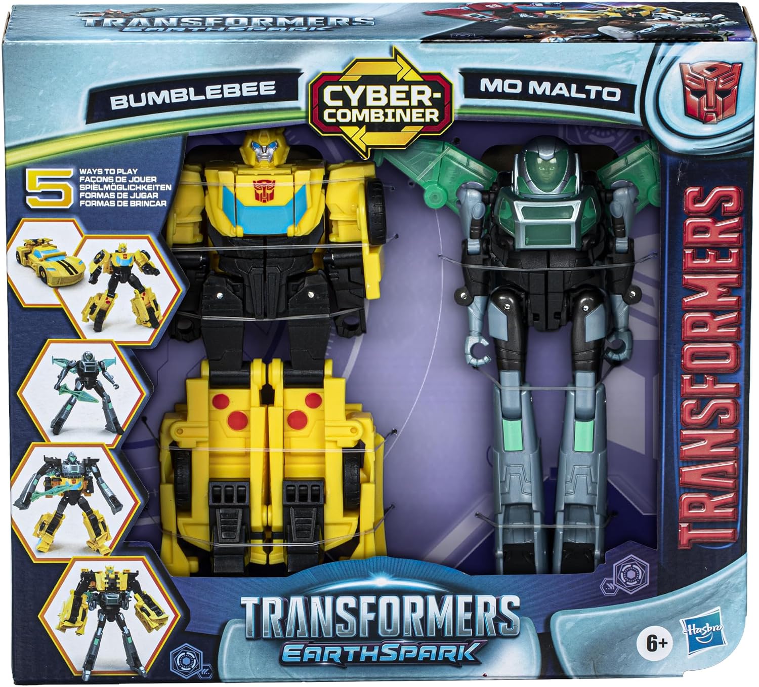 Detalle 2 de Transformers EarthSpark Cyber-Combiner Bumblebee