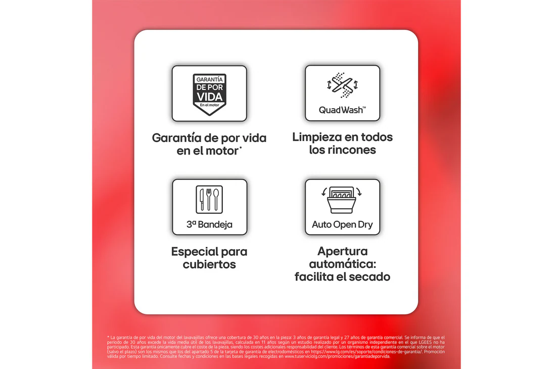 Thumbnail 2 de TrueSteam QuadWash EasyRack Plus DF587HVS lavavajillas 14 cubiertos 🚰