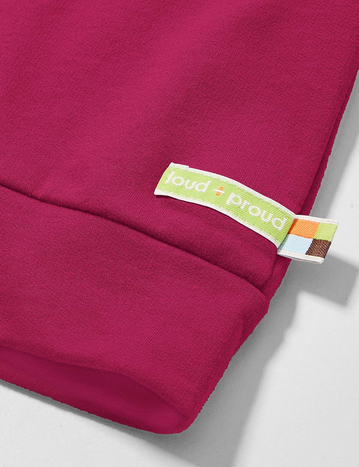 Detalle 2 de loud + proud Unisex Kinder Kapuzenjacke 100% Baumwolle