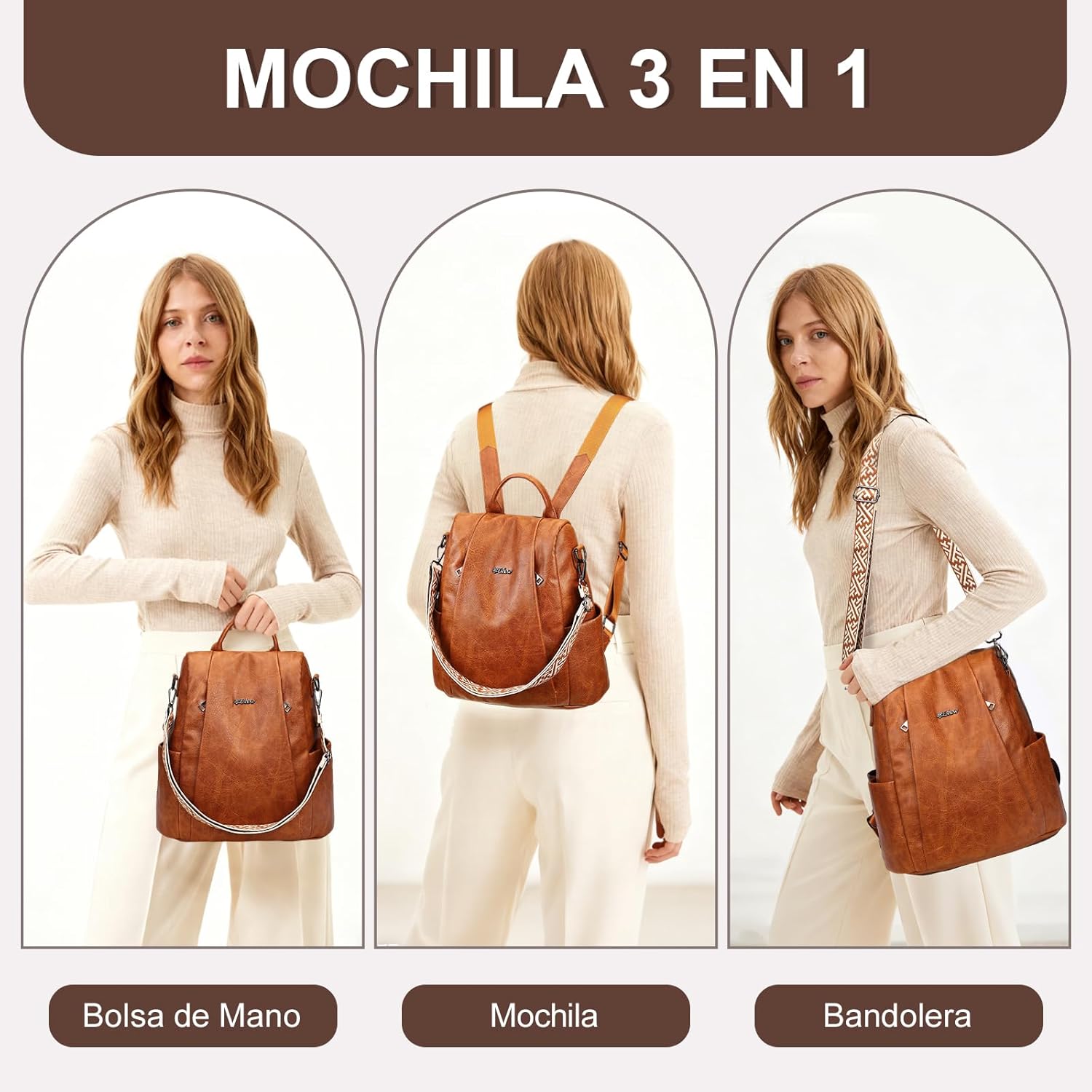 Thumbnail 1 de Eshow Mochila Antirrobo Mujer