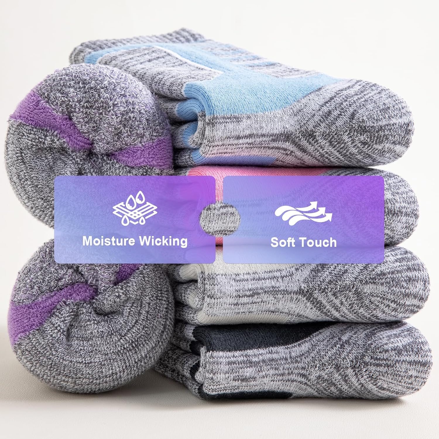 Thumbnail 5 de Niorasen Full Cushion Thermal Socks 5 Pairs