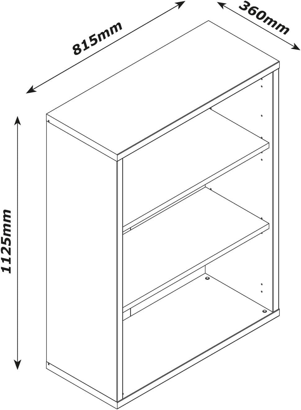 Thumbnail 6 de Composad Scrivania, Cassettiera e Libreria Bassa – Linea Disegno, Grigio Cemento e Bianco Laccato