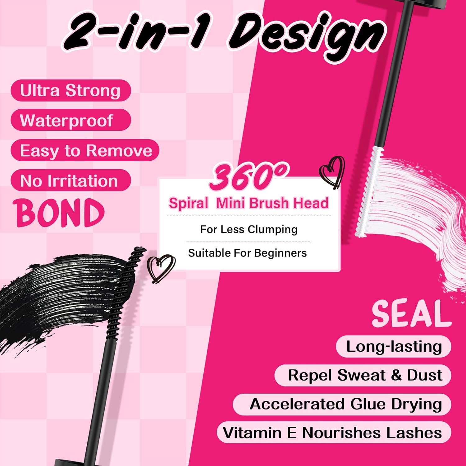 Detalle 2 de PRO Wimpernkleber und Sealer 48 Std. wasserdicht