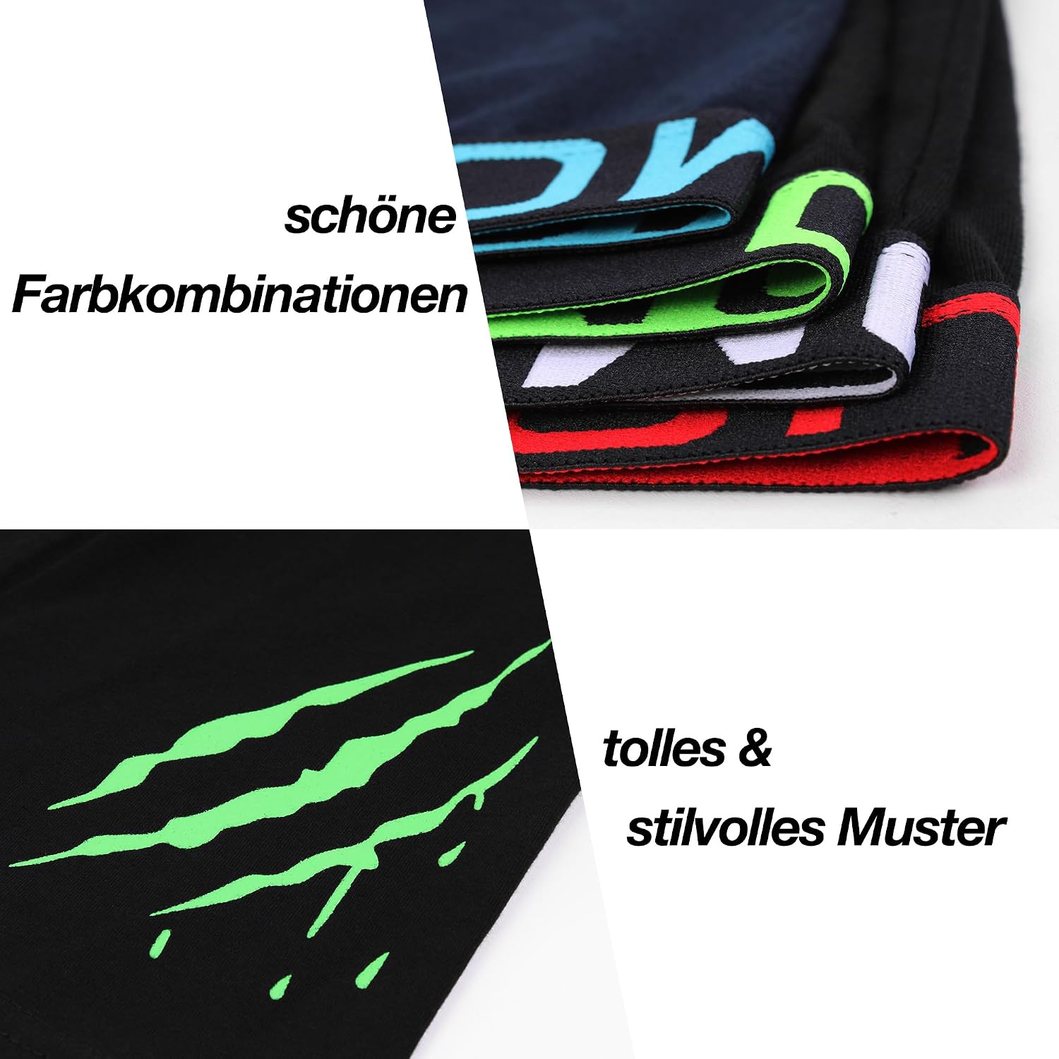 Detalle de L&K 8/12er Pack Herren Retroshorts Boxershorts aus Baumwolle (M–5XL), Vorteilspack ohne kratzenden Zettel 1119