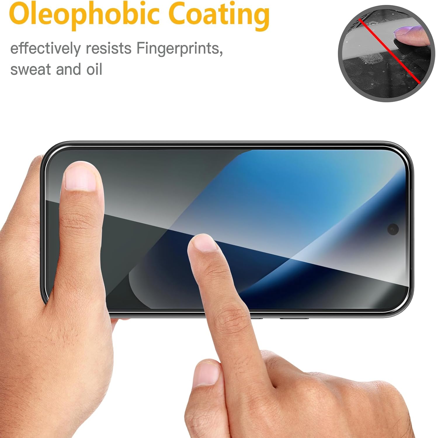 Thumbnail 6 de WFTE 2er Schutzfolie aus gehärtetem Glas für Google Pixel 10A 5G