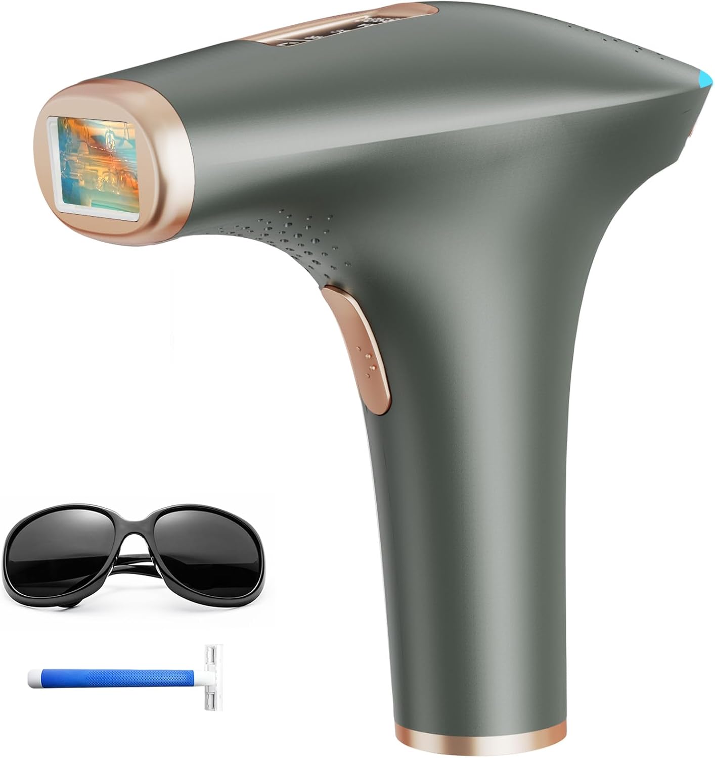 Detalle de Haarlosy Epilatore Luce Pulsata Indolore IPL 3 in 1 con finestra 5 cm², 999.900 flash – Gruppo GLY02 Grigio