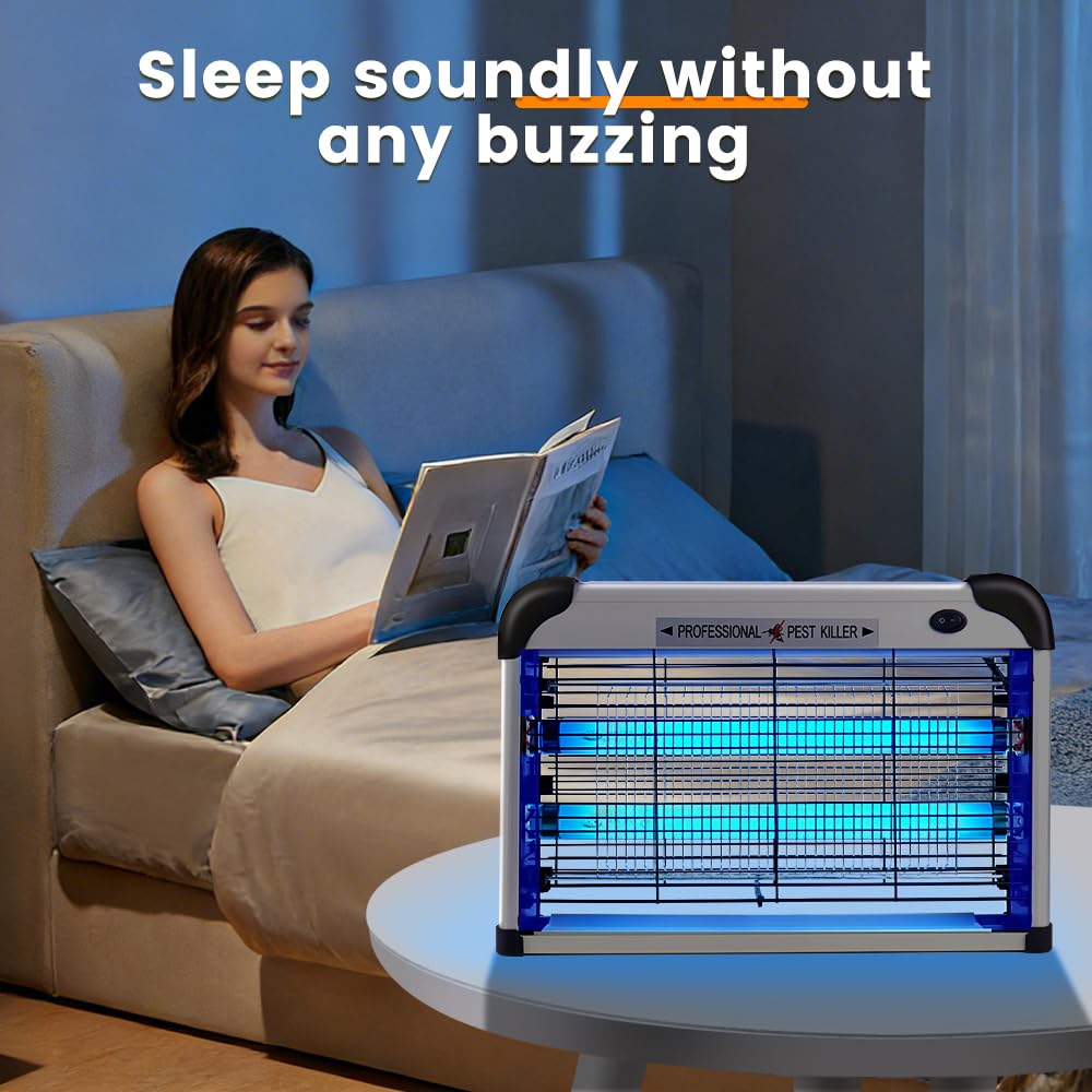 Thumbnail 6 de Hefite Fly Zapper Electric Indoor 3500V with 20W UV Light (Hangable)