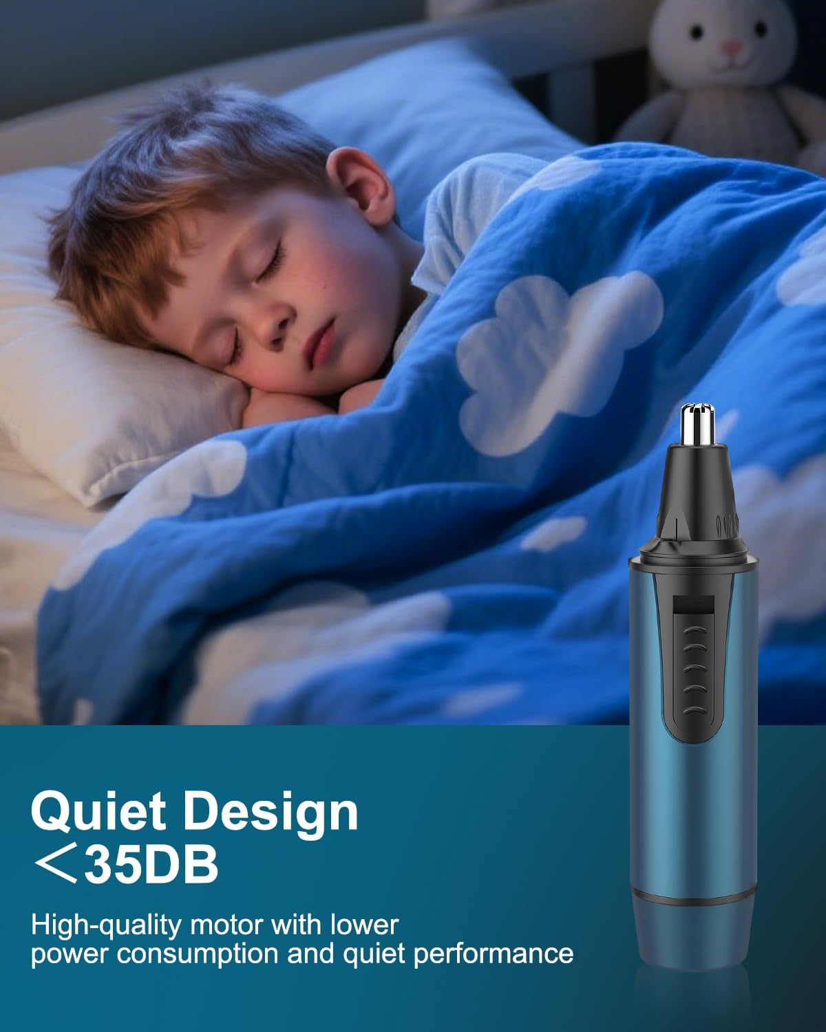 Detalle 2 de Nose Hair Trimmer for Men 2025 Nasal Hair Trimmer 🪶