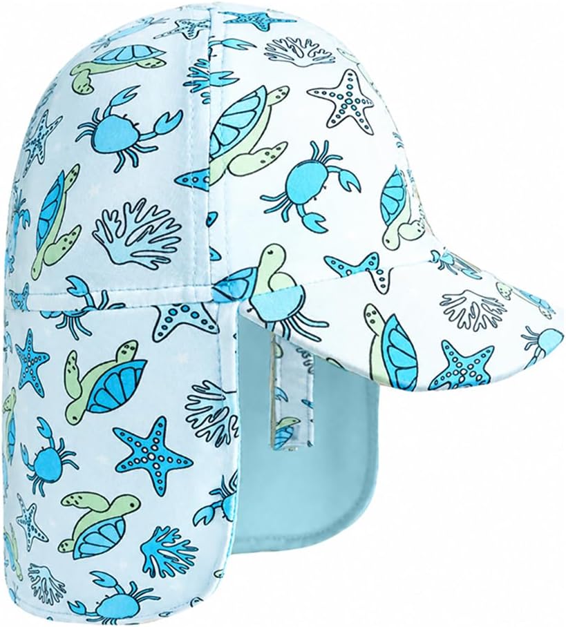 Detalle 2 de Kids Legionnaires Hat with UPF 50+ Sun Protection and Neck Flap