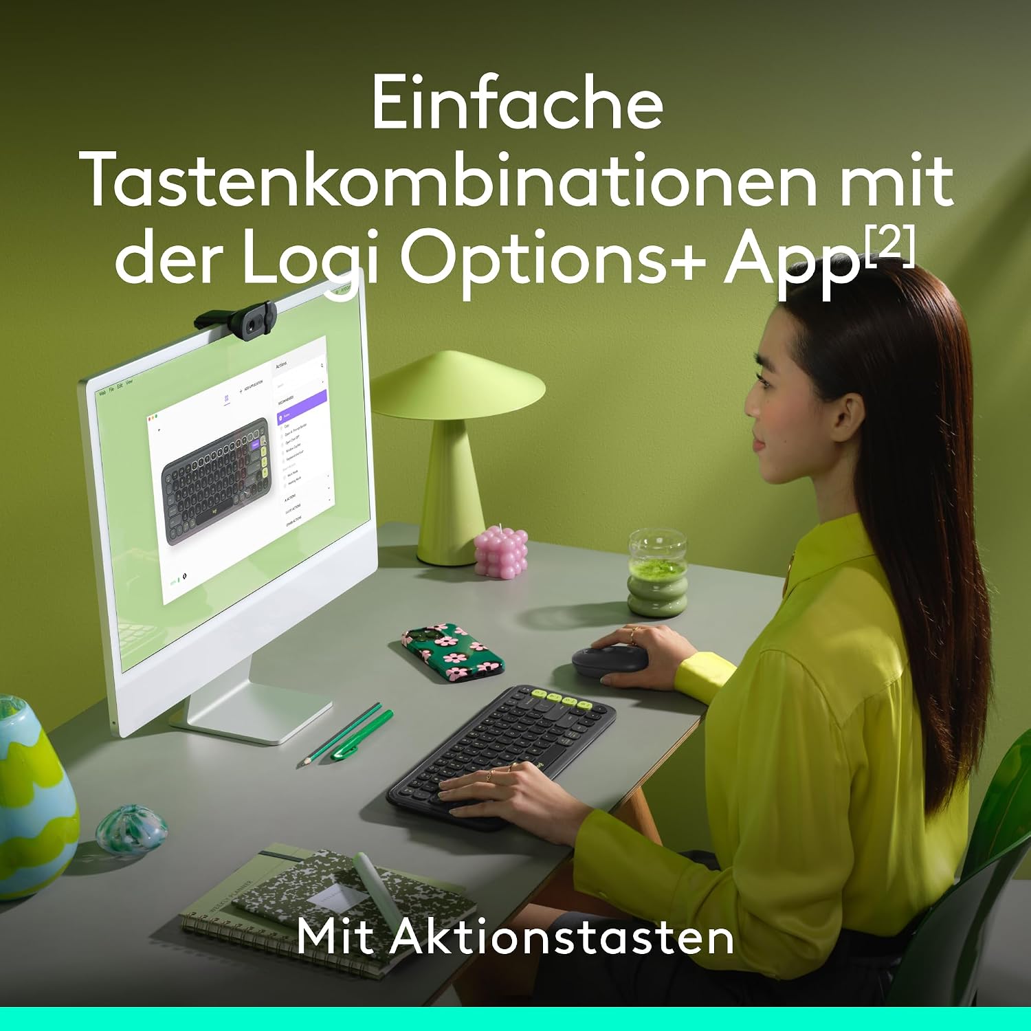 Detalle 2 de Logitech POP ICON Combo Tastatur Maus Set