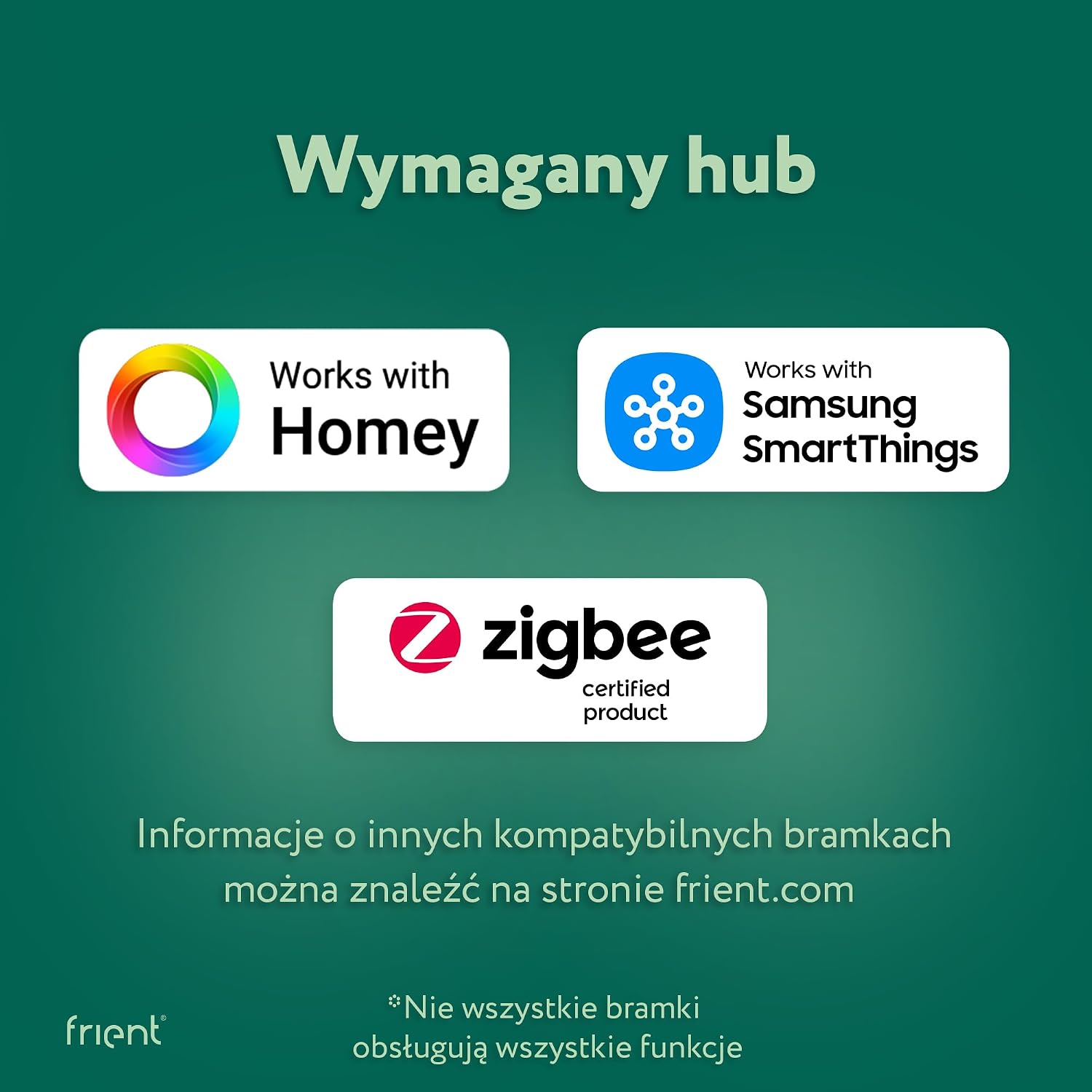 Detalle de frient WISZB-137 – czujnik wibracji Zigbee z regulacją czułości i pomiarem temperatury