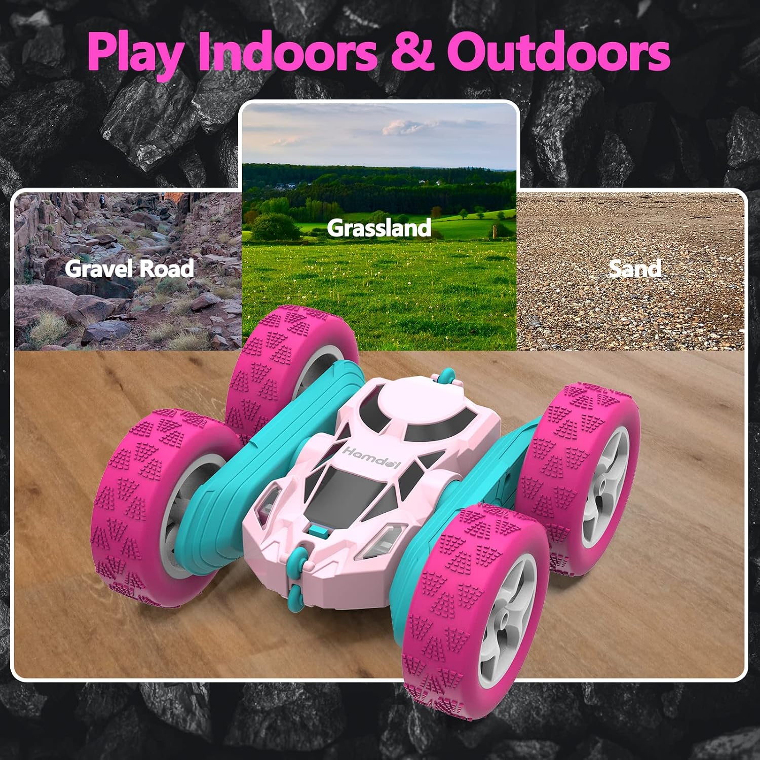 Thumbnail 6 de Hamdol 360° Stunt Remote Control Car