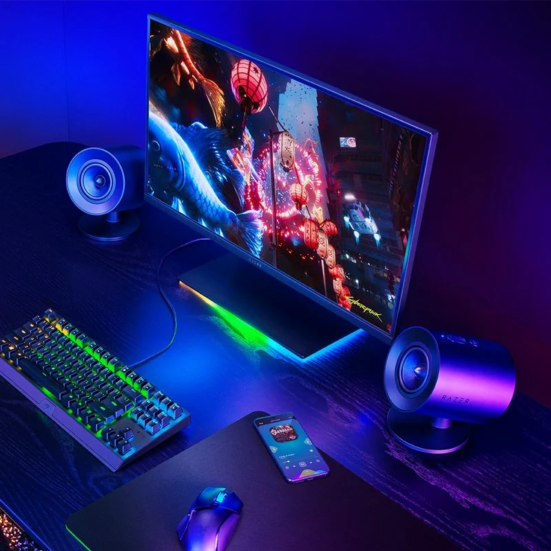 Thumbnail 1 de Razer Nommo V2 X: Altavoces Gaming 2.0 con THX Spatial Audio