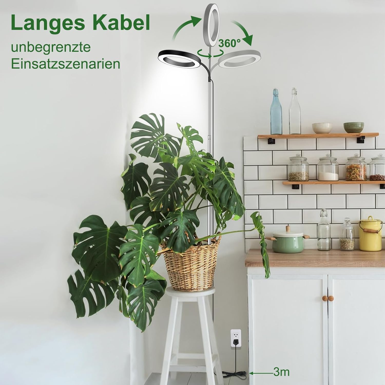 Thumbnail 6 de wolezek Pflanzenlampe LED Vollspektrum 160 cm 🌱